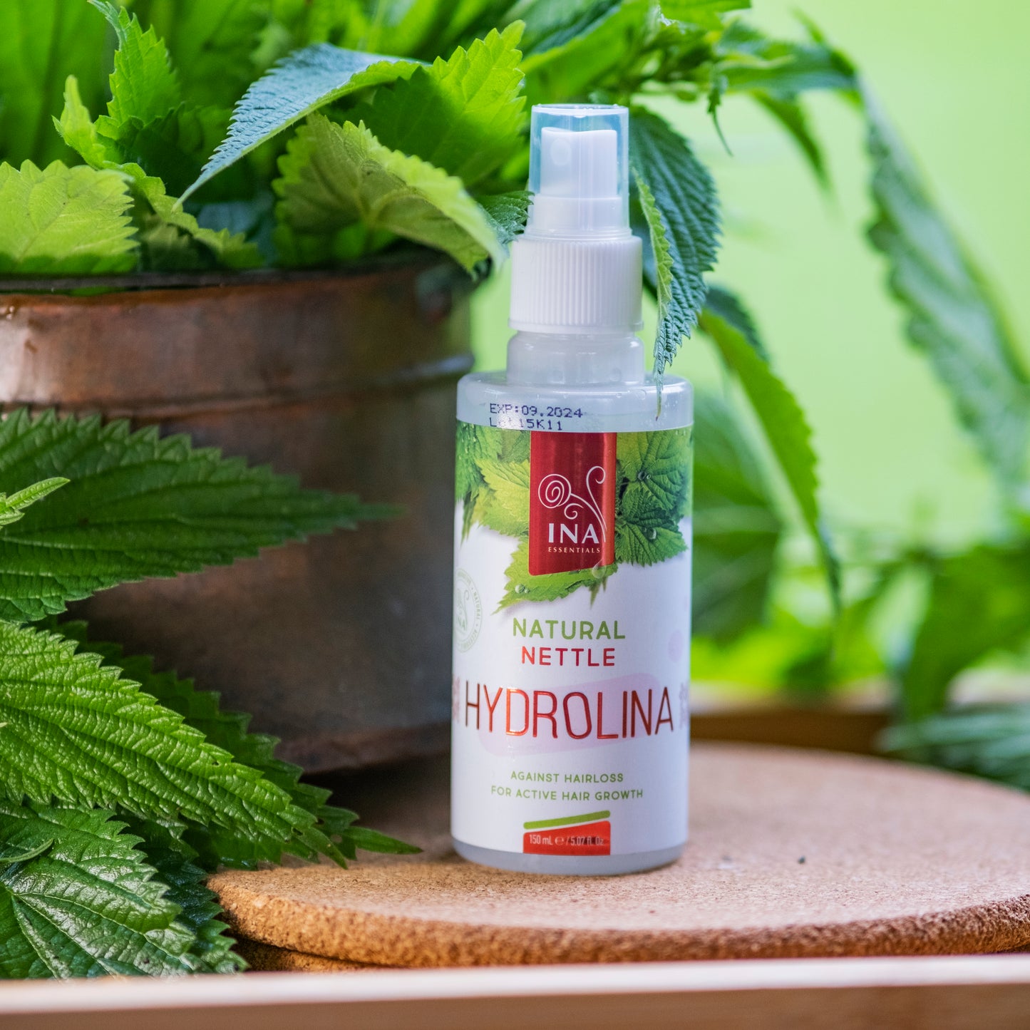 + Gift Wild Nettle Water - Hydrolina - Hair spray for Hair loss and Oily hair
