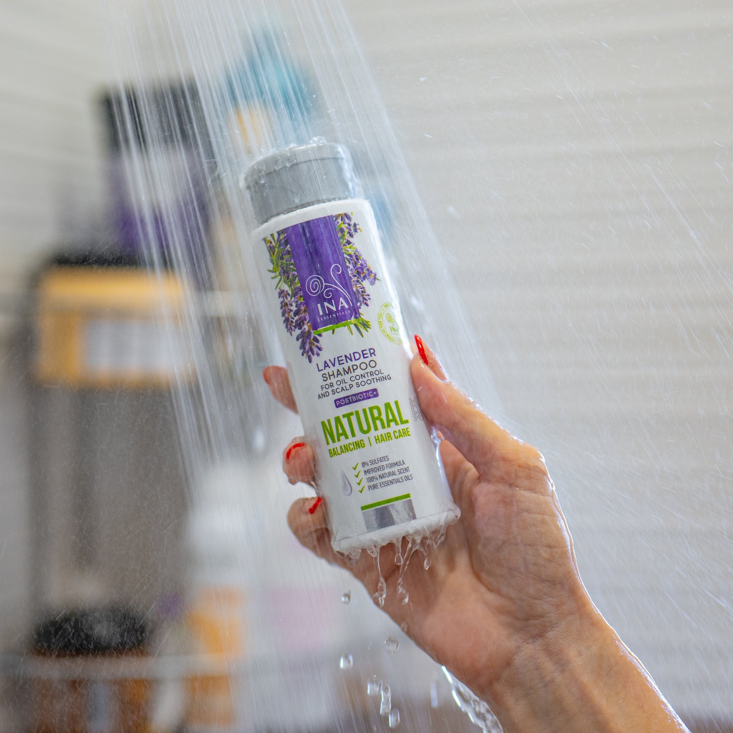 Natural Lavender Shampoo for Dandruff and Sensitive scalp