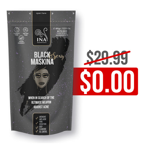 + Gift Face Mask - Black Maskina - intensive care for Acne and Blackheads