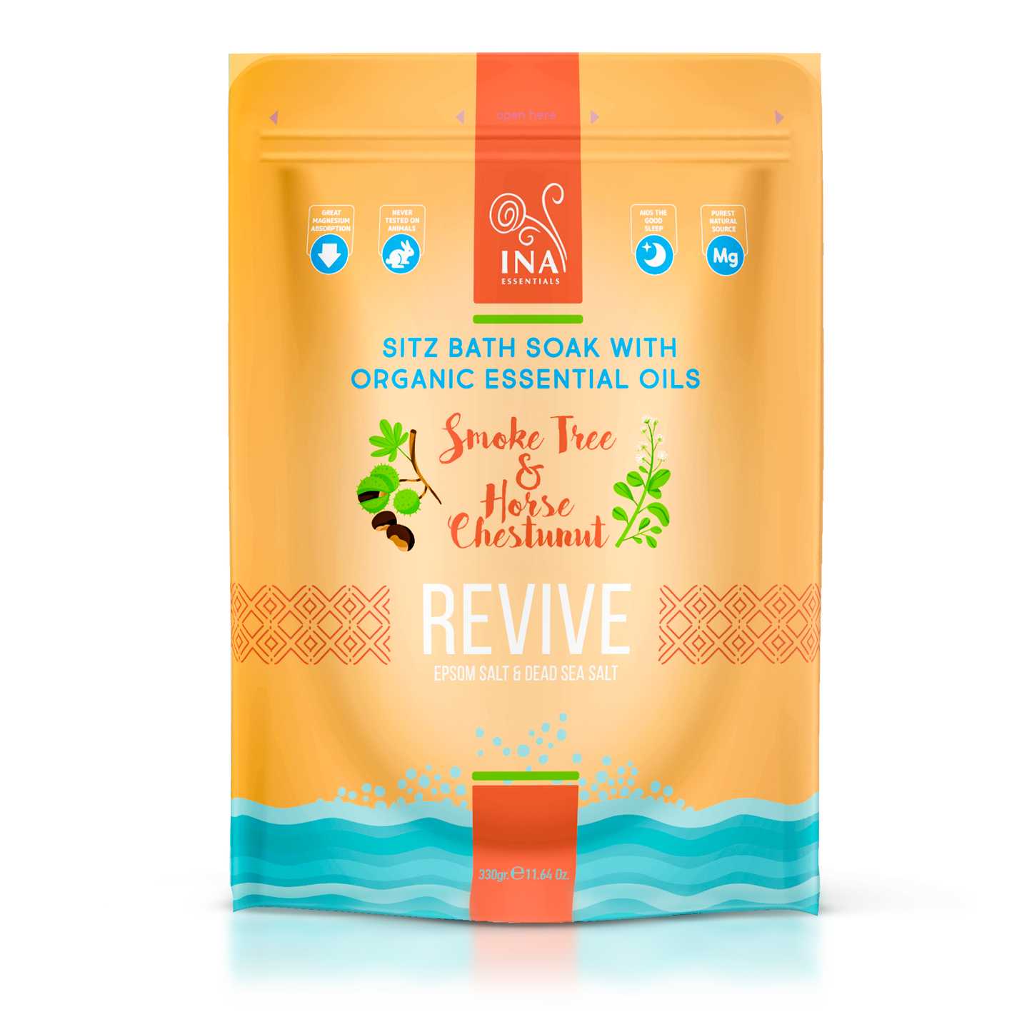 + Gift Revive - Bathing salt with Smoke Tree and Horse Chestnut for Varicose and Postpartum care