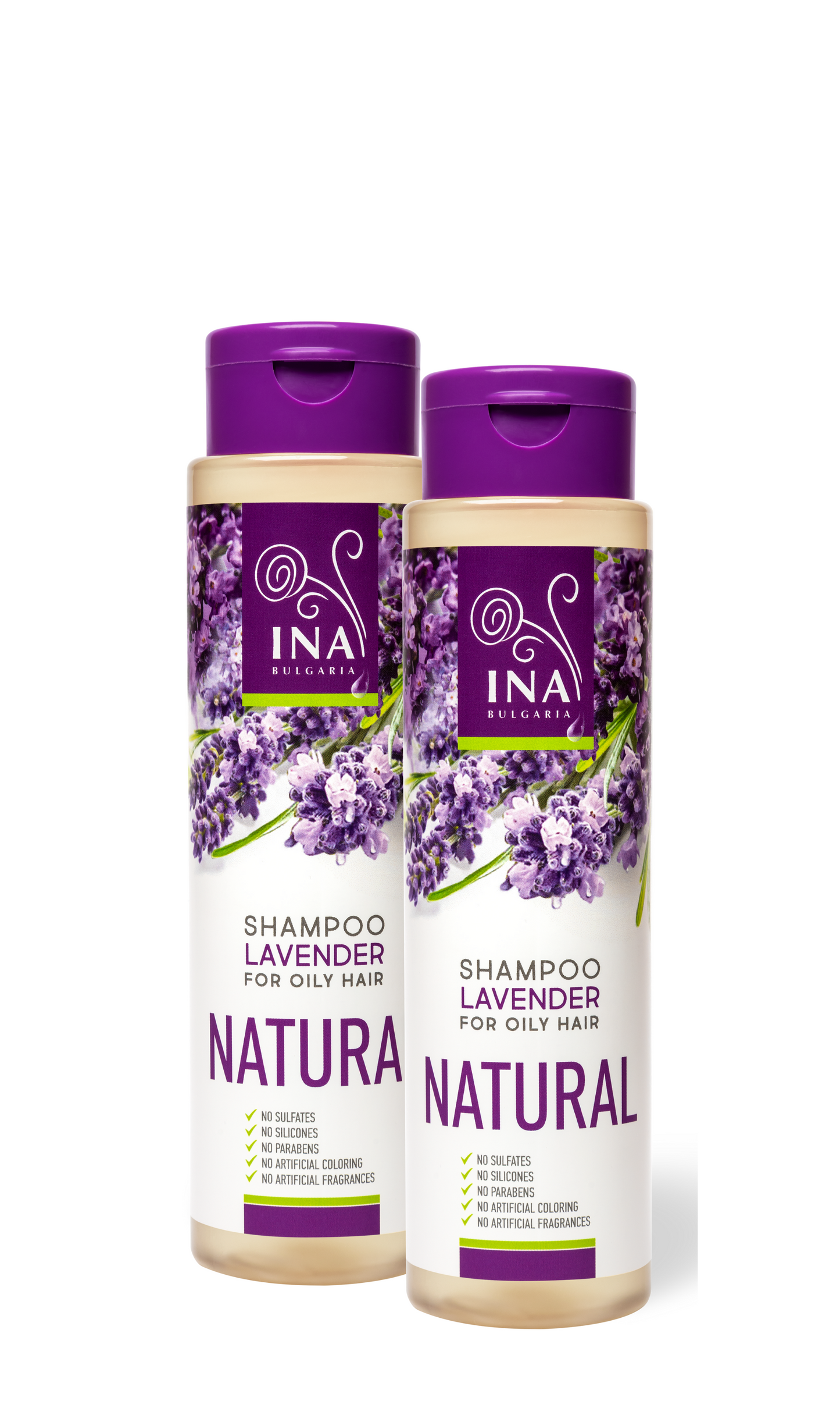 Natural Lavender Anti-Dаndruff Shampoo for Oily Hair (250 ml) - with Organic Lavender Oil
