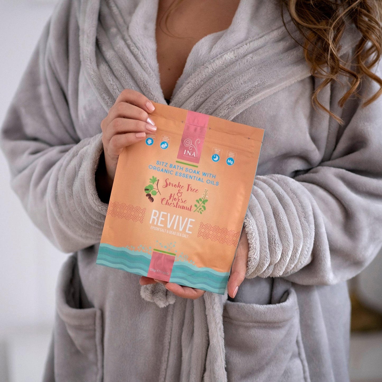 + Gift Revive - Bathing salt with Smoke Tree and Horse Chestnut for Varicose and Postpartum care