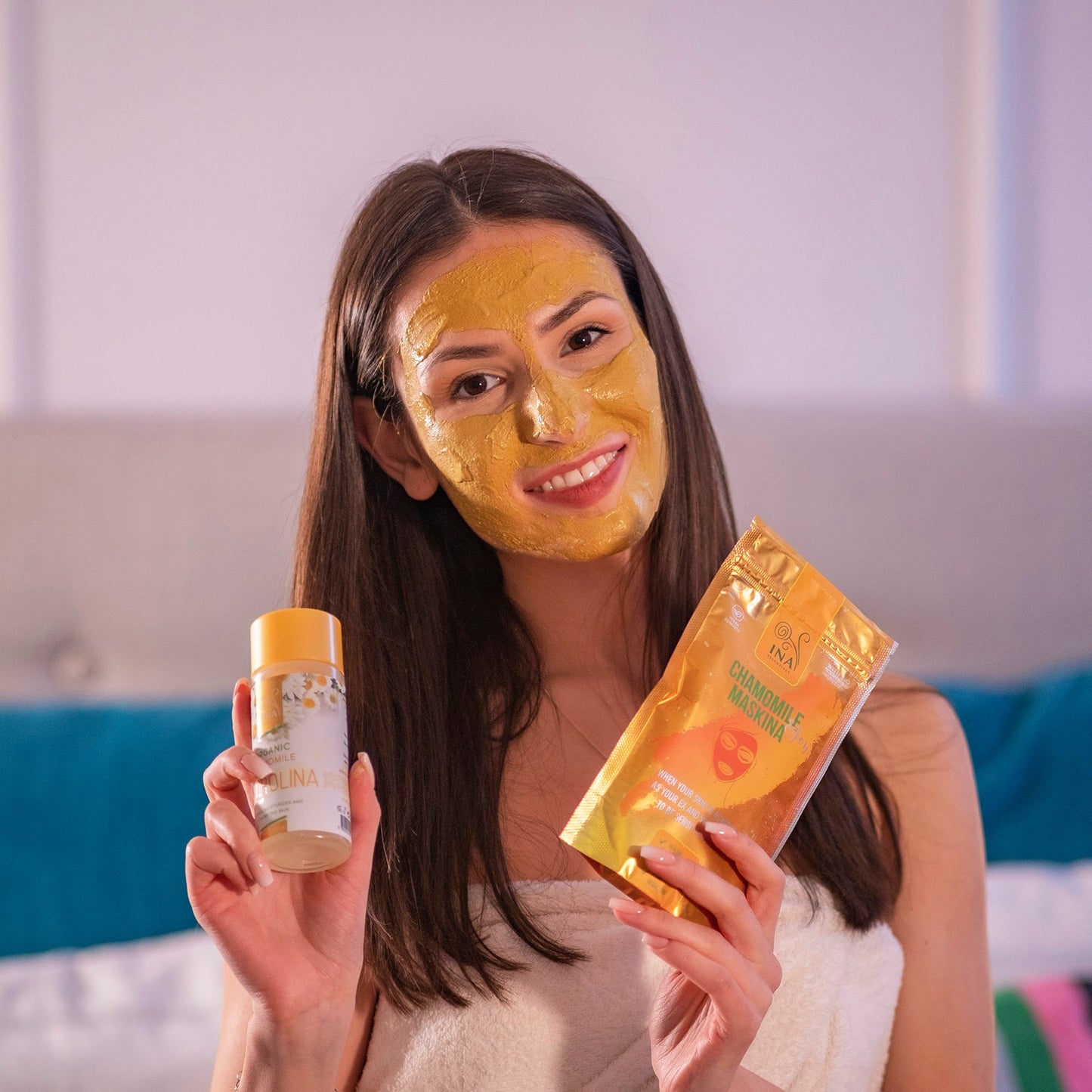 + Gift Face Mask - Chamomile Maskina - intensive soothing care for Sensitive skin