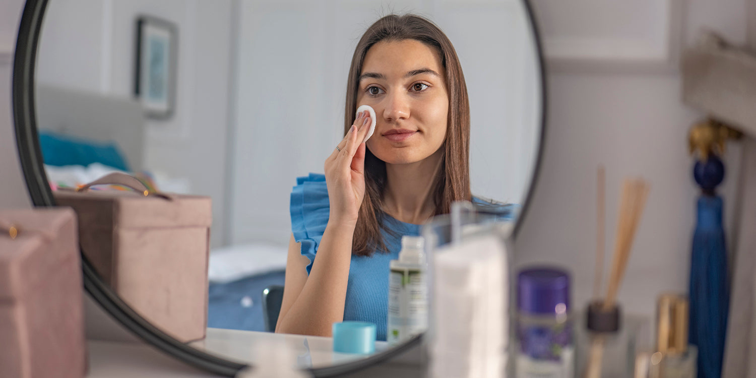 Skin tone evening out after natural acne scar care