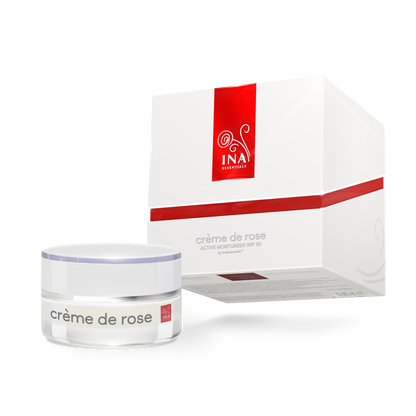 Crème de rose - active Moisturizer with SPF30 - highly enriched with Organic Rose Essential Oil