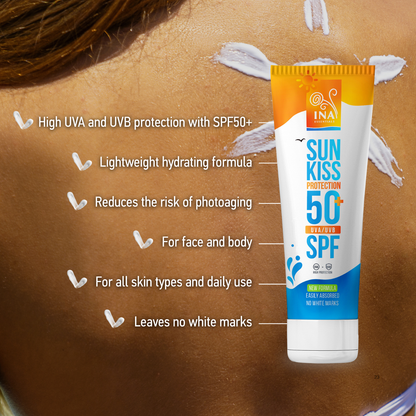 Natural Sunscreen for Face and Body SPF 50+ with Organic White Fir