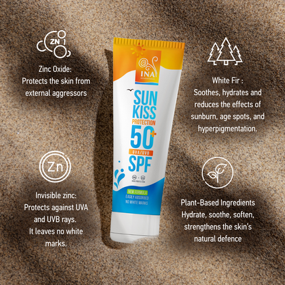 Natural Sunscreen for Face and Body SPF 50+ with Organic White Fir