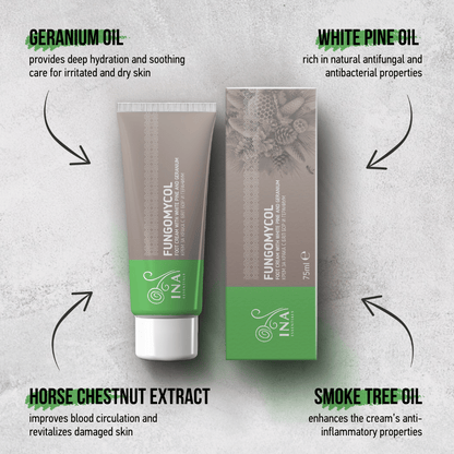 Buy 2 Creams for Nail Fungus and Dry and Cracked Skin, Get 2 Organic White Pine Waters for Free