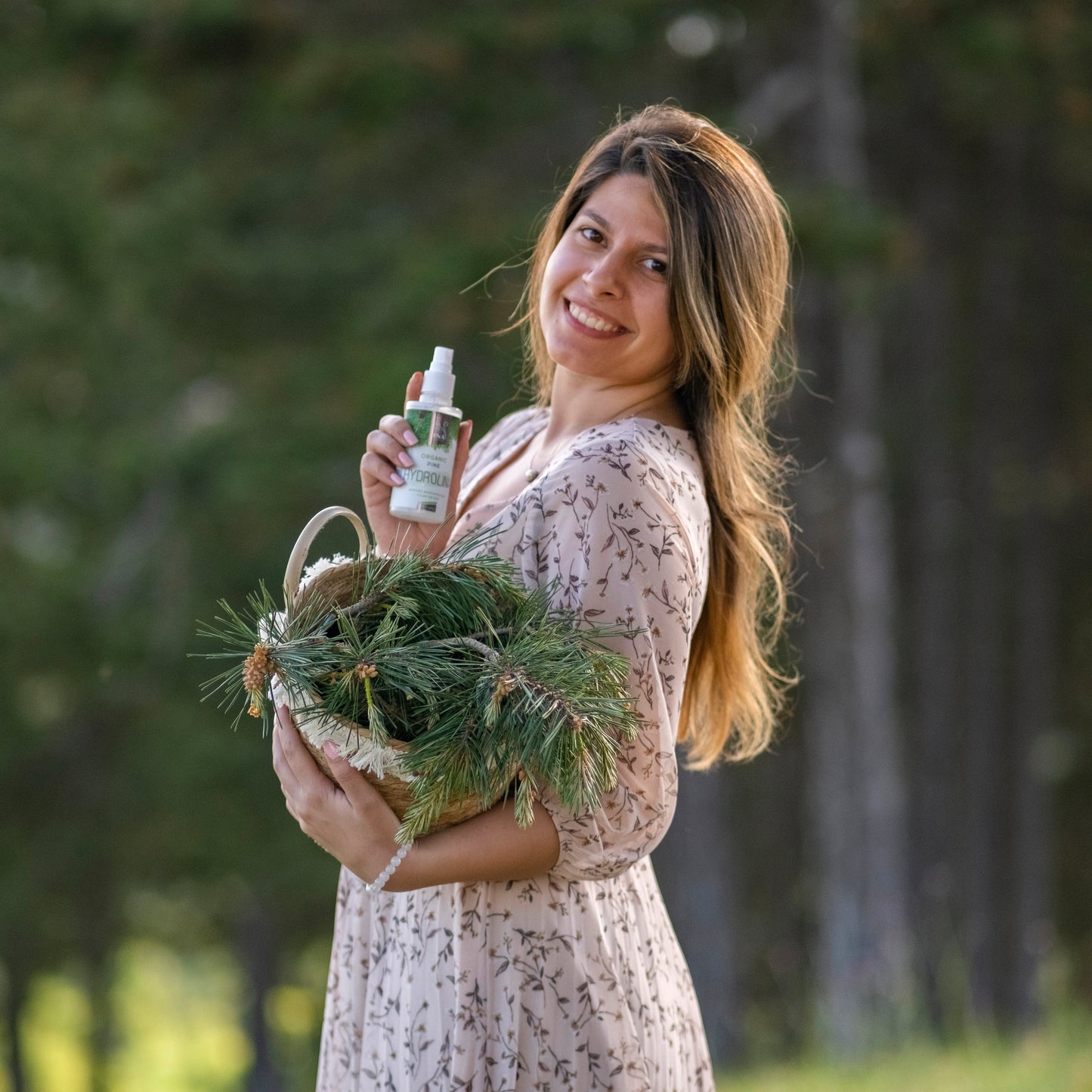 + Gift Organic White Pine Water - Hydrolina - Spray for skin Fungus and smelly feet