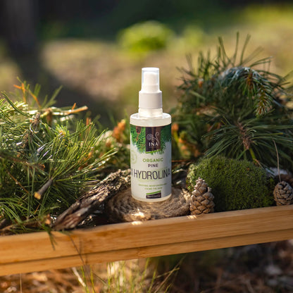 + Gift Organic White Pine Water - Hydrolina - Spray for skin Fungus and smelly feet