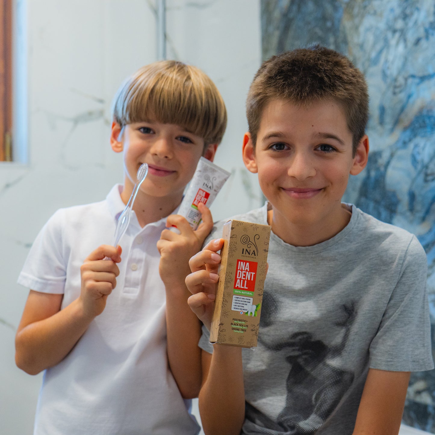 + Gift Natural Fluoride-Free Toothpaste Ina Dent-All