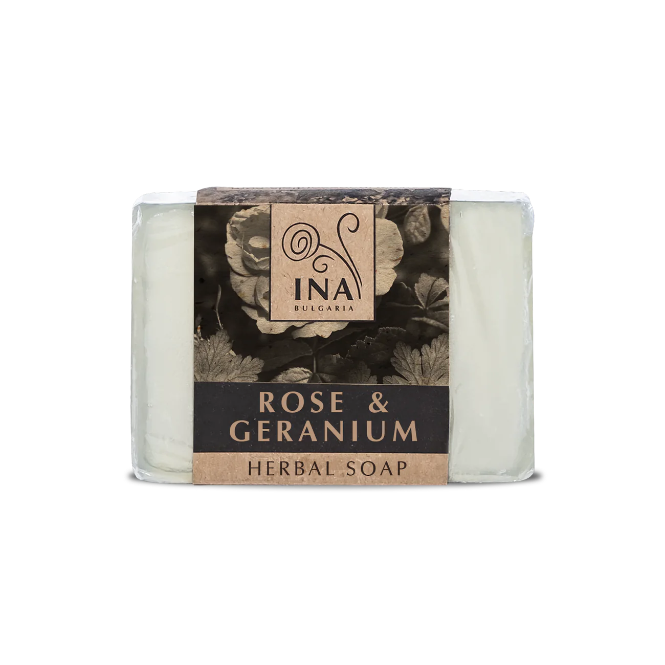 Natural Herbal Soap with Rose Damascena Oil and Geranium - nourishing action