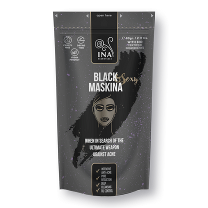 + Gift Face Mask - Black Maskina - intensive care for Acne and Blackheads