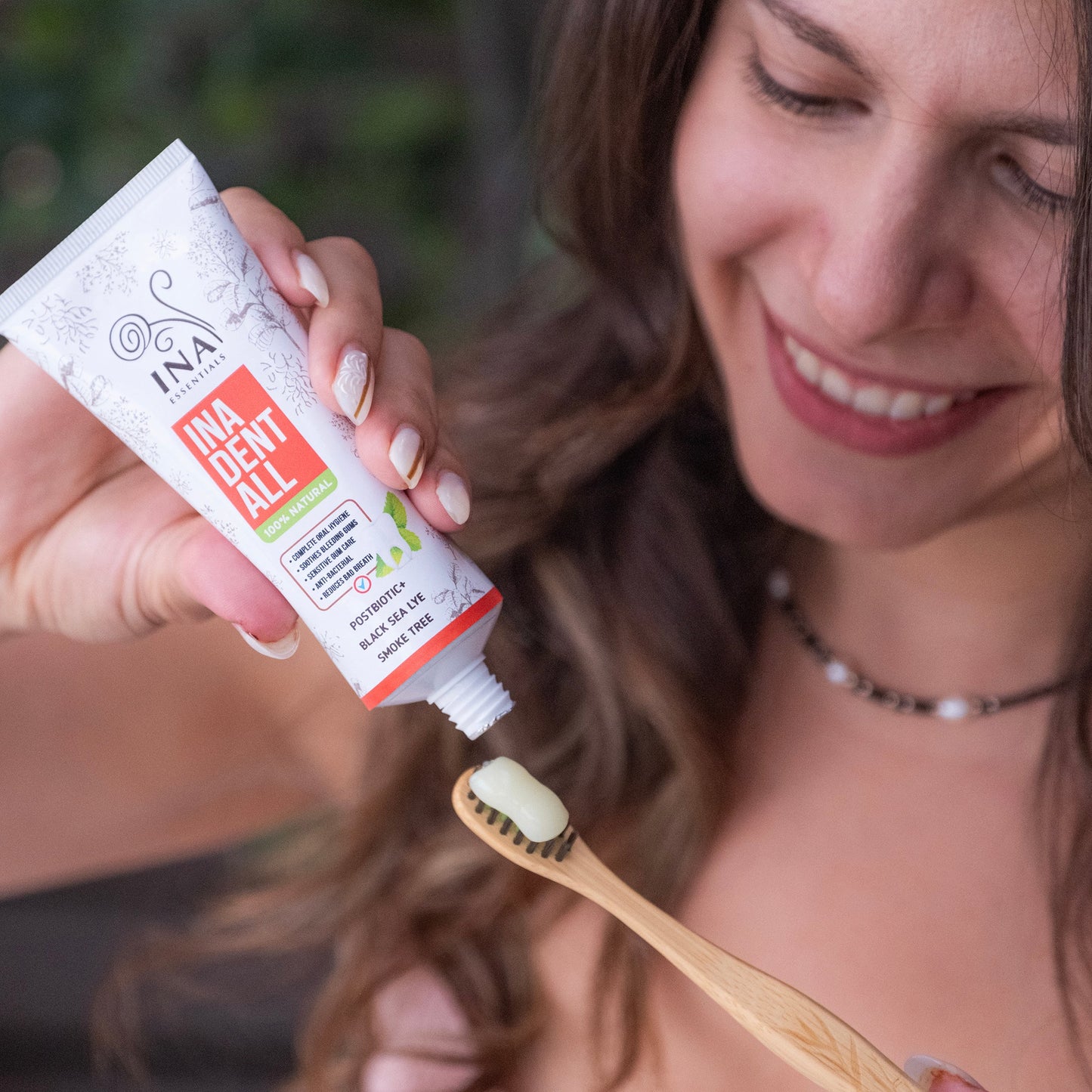 + Gift Natural Fluoride-Free Toothpaste Ina Dent-All