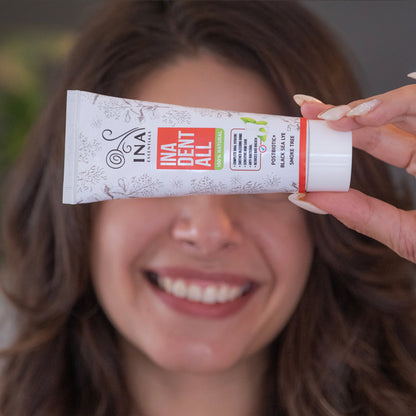 + Gift Natural Fluoride-Free Toothpaste Ina Dent-All