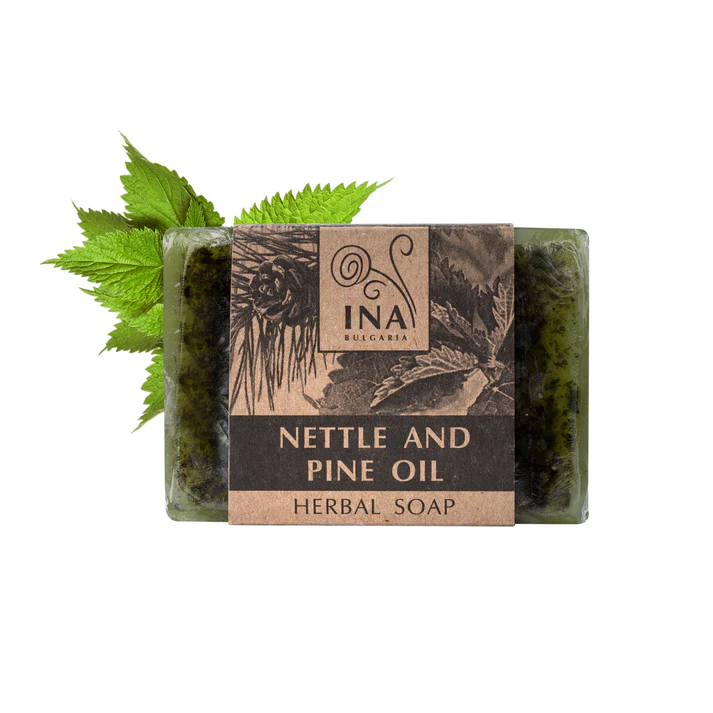 Natural Herbal Soap with Nettle and Pine Oil - anti-inflammatory action