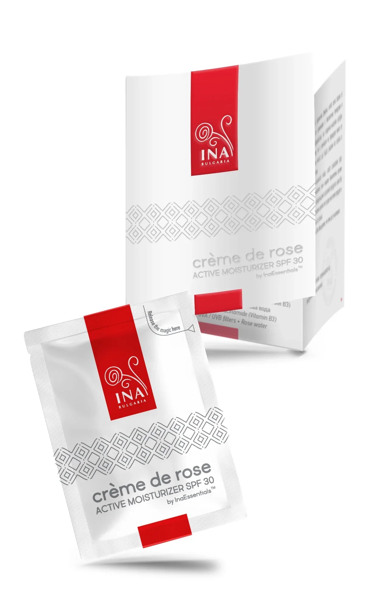 + Gift Crème de rose with SPF30 (sample)