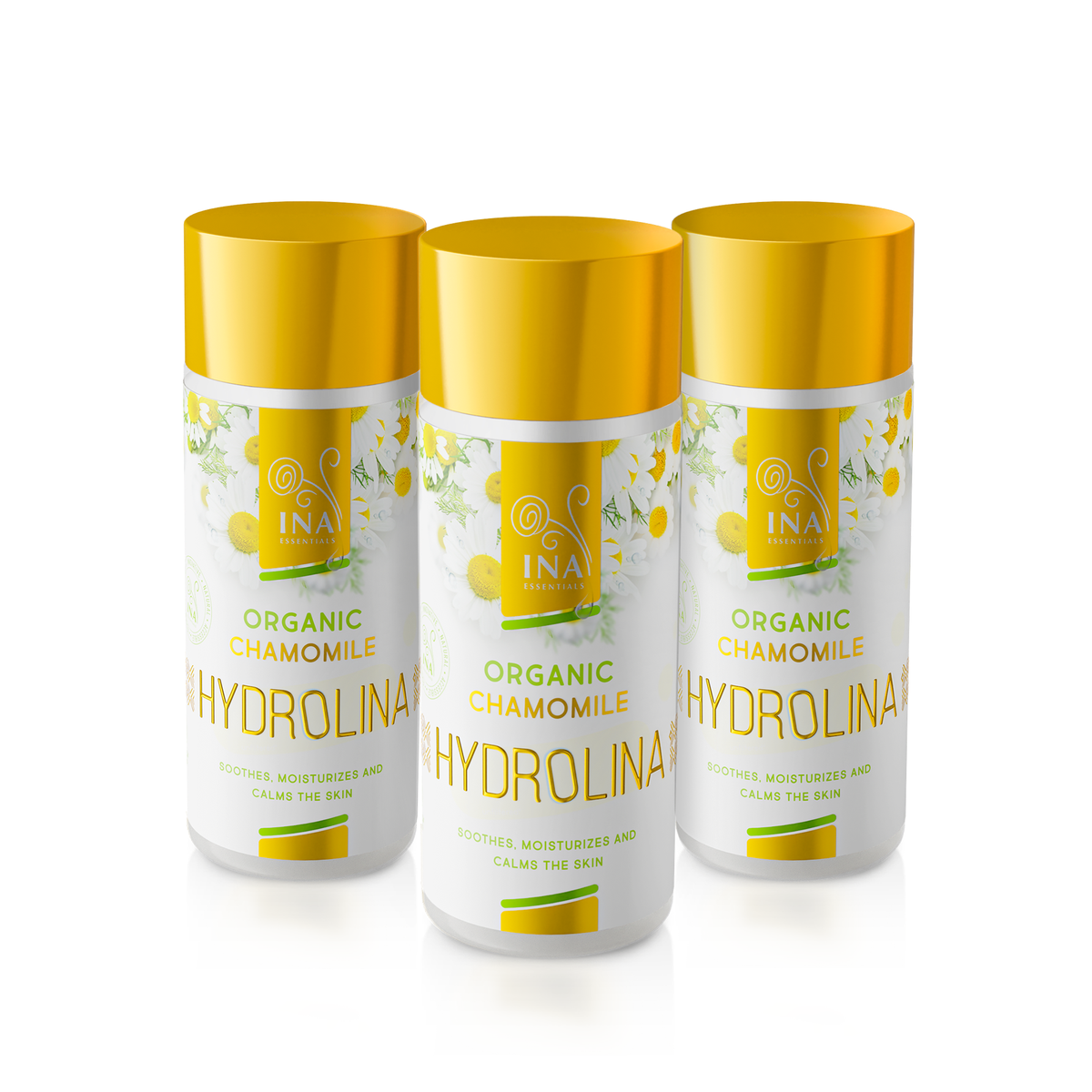 Eczema Pack - Organic Chamomile water - Hydrolina - 2+1 for Free