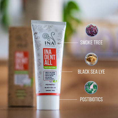 + Gift Natural Fluoride-Free Toothpaste Ina Dent-All