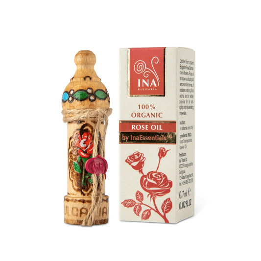 Organic Essential Oil of Roses - Rosa Damascena Oil