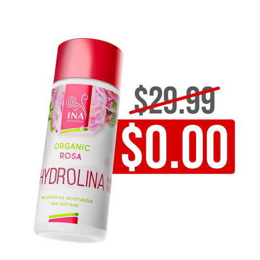 + Gift Organic Rose Water - Hydrolina for Dry skin