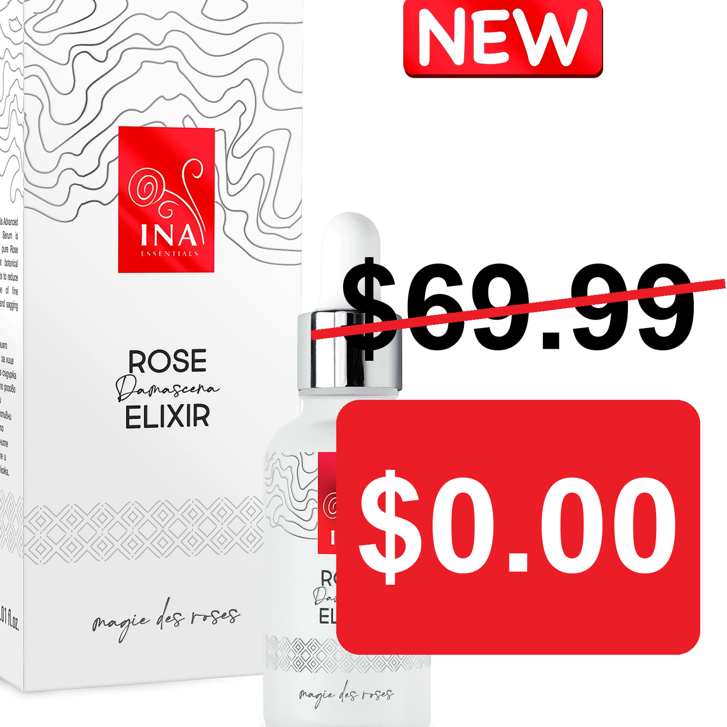 + Gift Intensive Anti-Age Face Serum – Rose Elixir