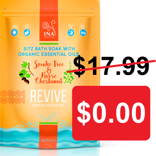 + Gift Revive - Bathing salt with Smoke Tree and Horse Chestnut for Varicose and Postpartum care