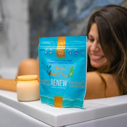 Renew - Bathing salt with Tea tree and White pine for Tired legs and Nail fungus
