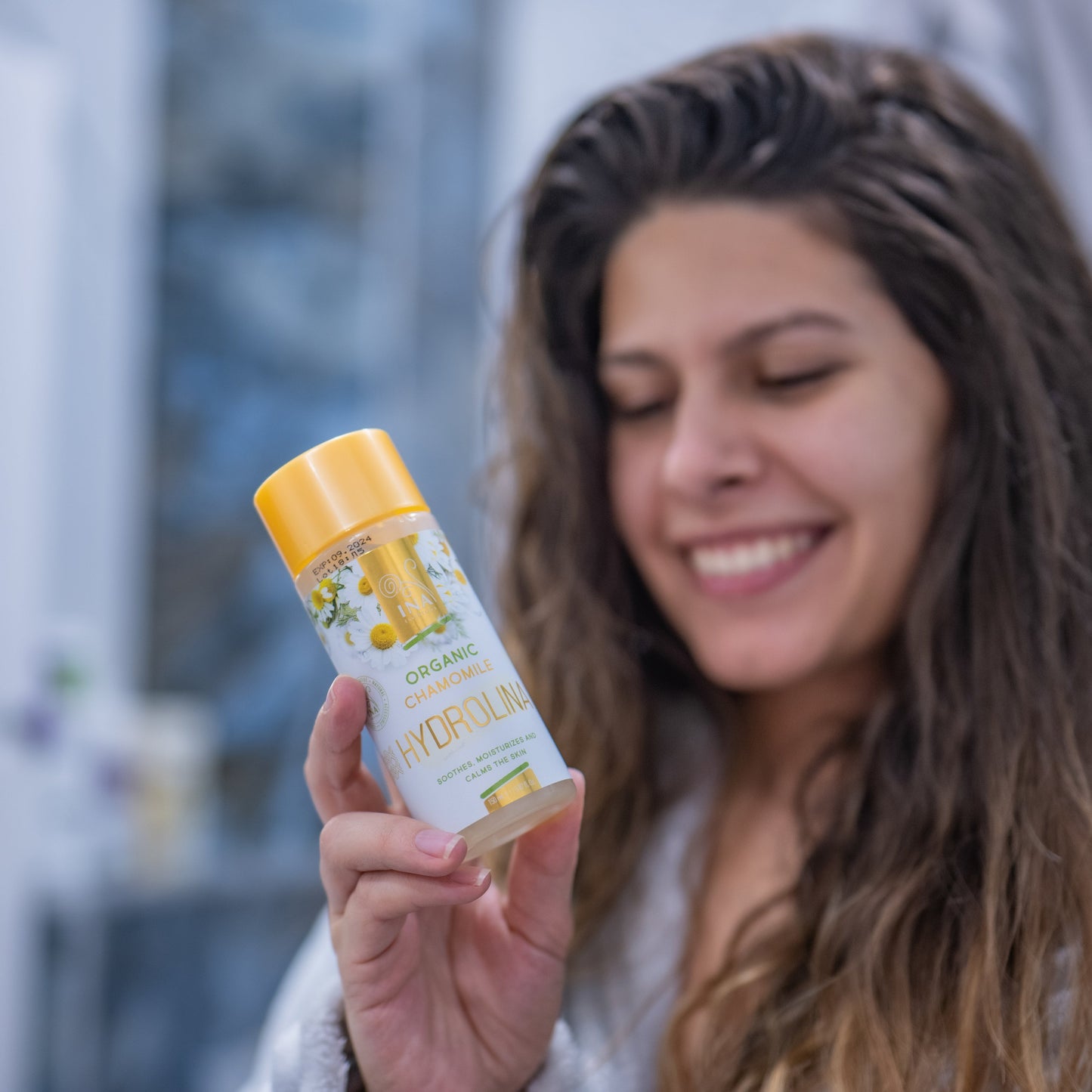 + Gift Organic Chamomile water - Hydrolina for Eczema and Irritated skin