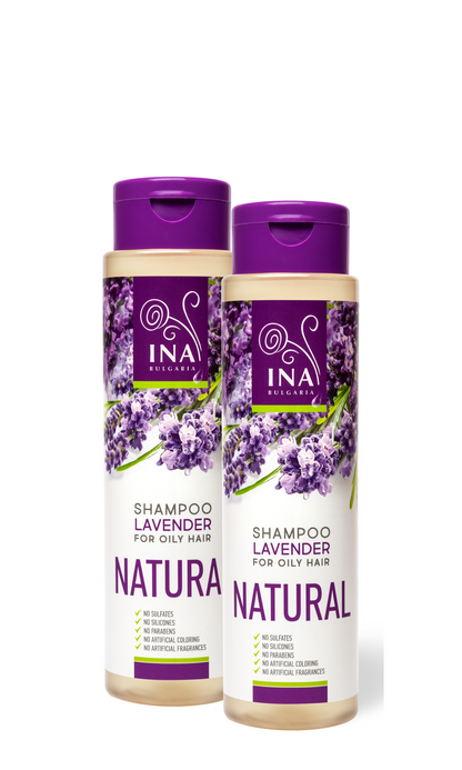 Natural Lavender Anti-Dаndruff Shampoo for Oily Hair (250 ml) - with Organic Lavender Oil