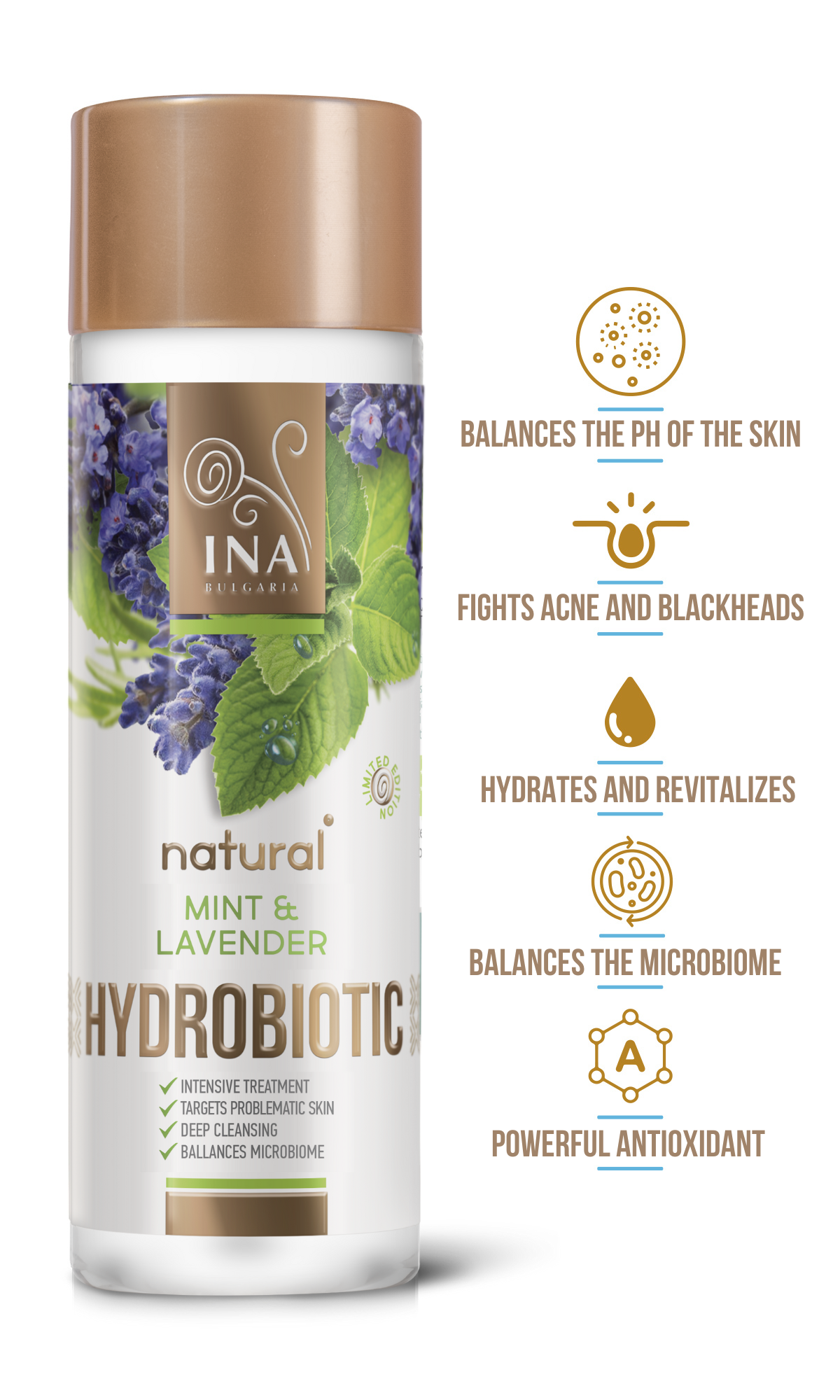 Hydrobiotic - Lavender & Mint - intensive care for Acne