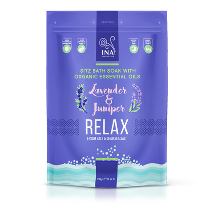 Relax - Bathing salt with Lavender and Juniper for Relaxation and Stress relief