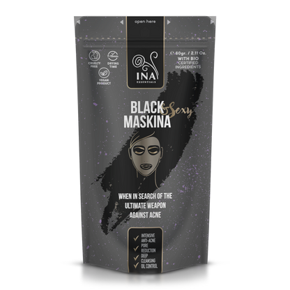 Face Mask - Black Maskina - intensive care for Acne and Blackheads