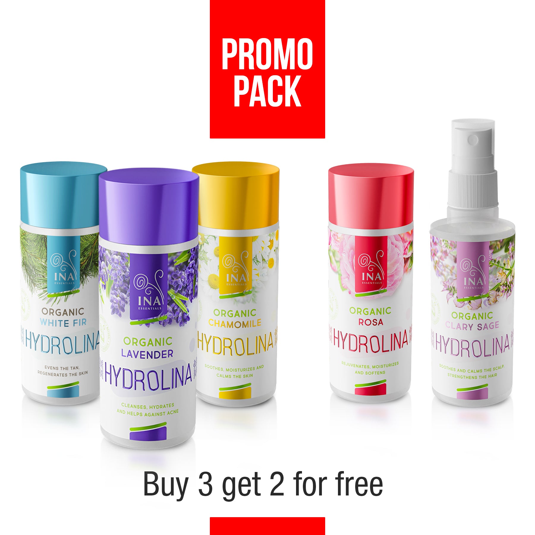 InaЕssentials Promo Pack - Buy 3, GET 2 FREE + FREE SHIPPING